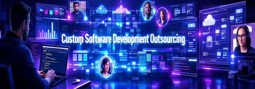 Custom software development outsourcing services 